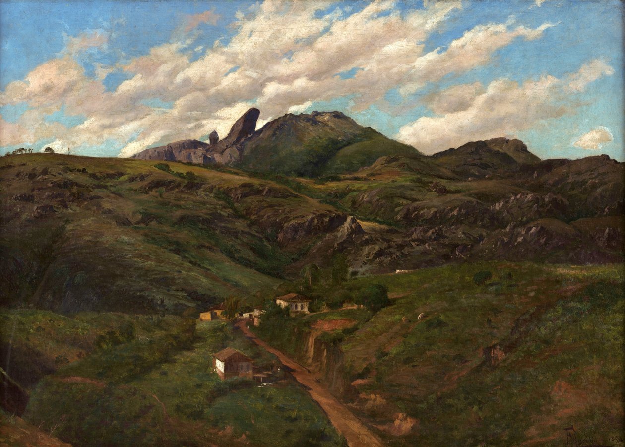 Itacolomi Peak, Ouro Preto by Aurelio de Figueiredo