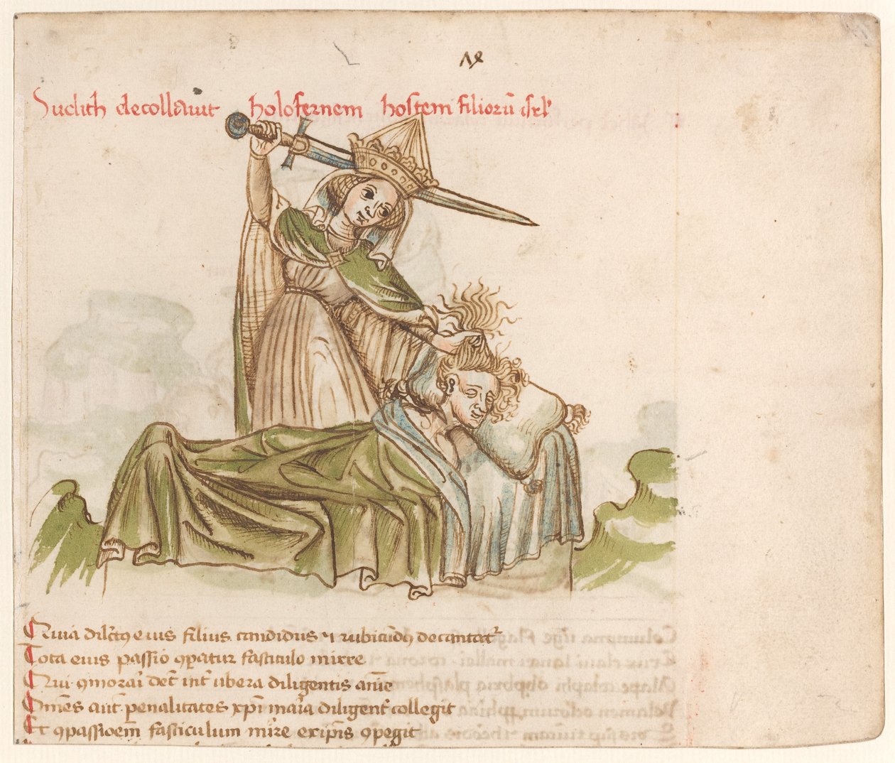 Judith Killing Holofernes by Austrian 15th Century
