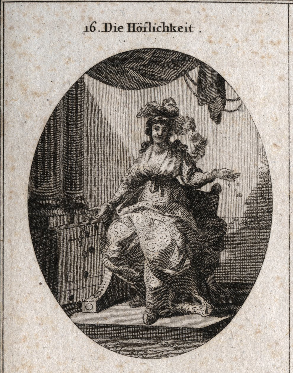 Allegory of Courtesy by Austrian School
