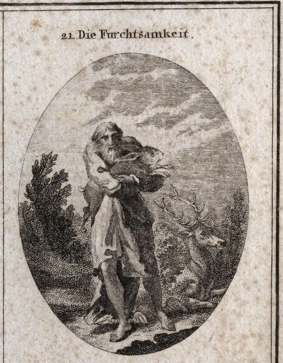 Allegory of Fear by Austrian School