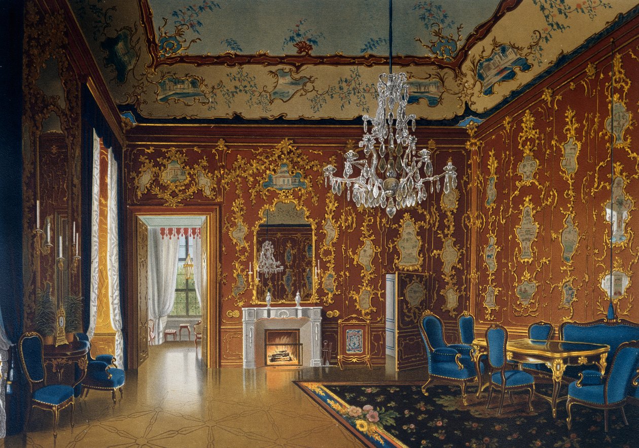 Apartment of Empress Maria Theresa, Schoenbrunn Palace by Austrian School