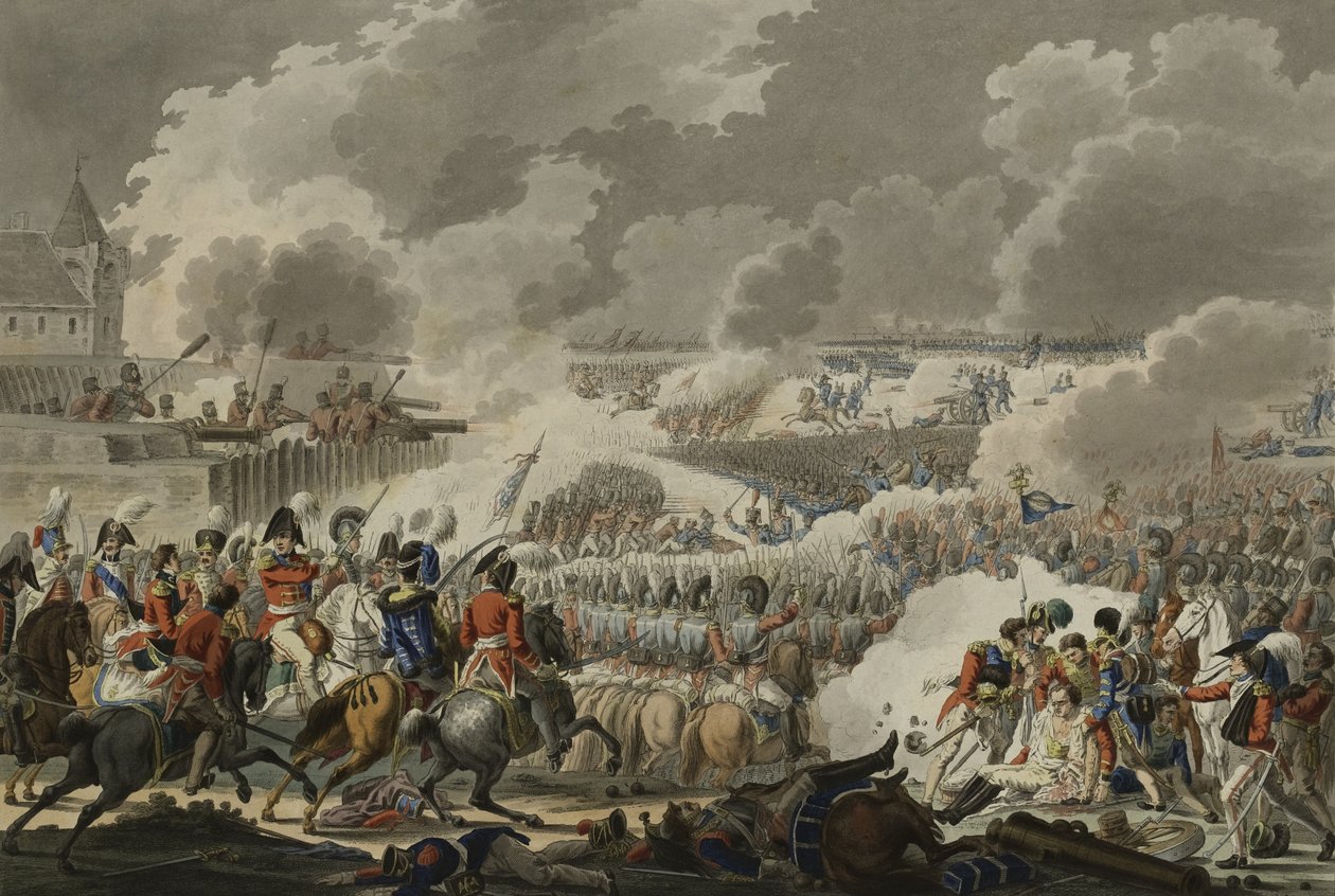 The Battle of Waterloo, 18 June 1815, published by Artaria and Co, c.1820 by Austrian School
