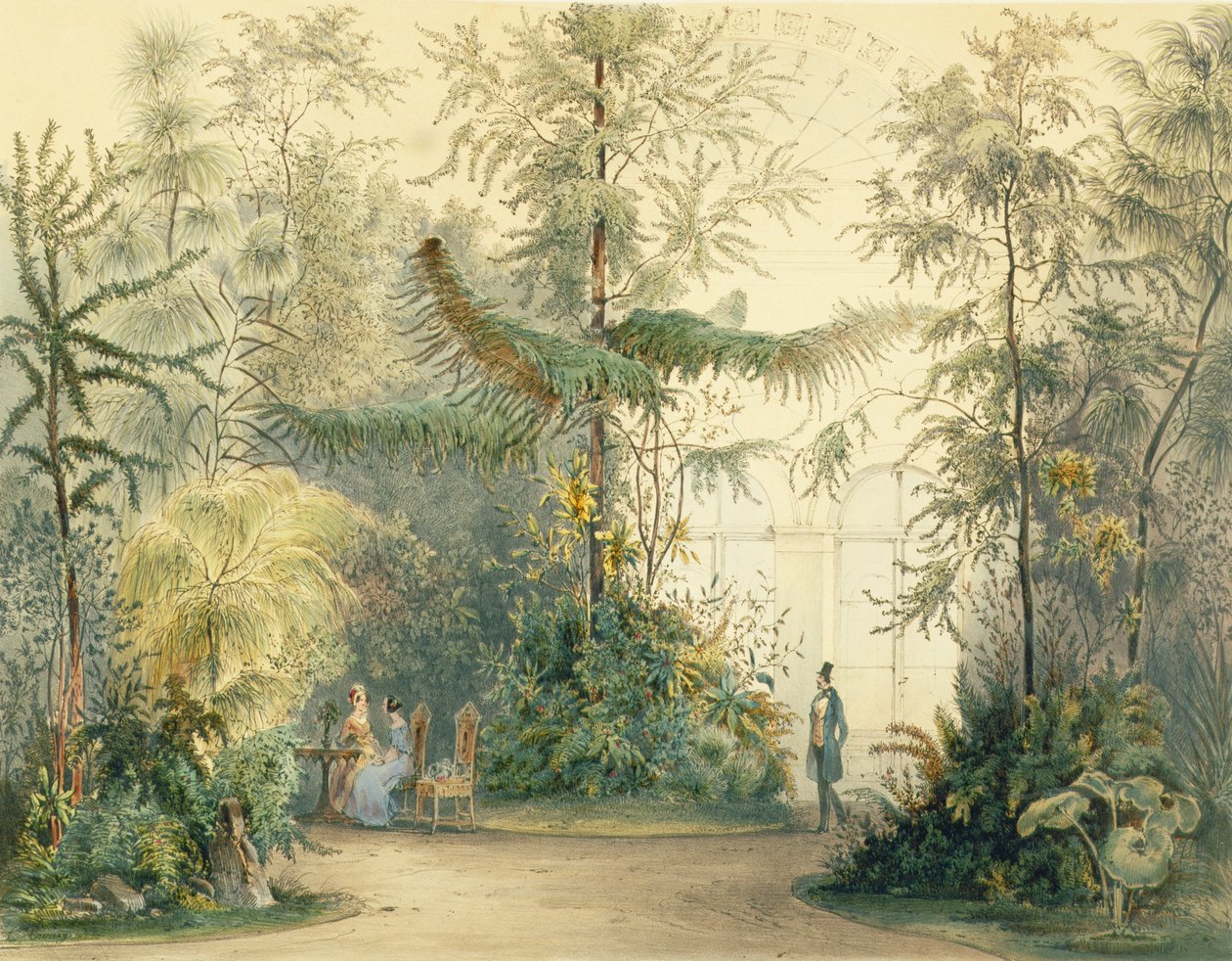 The Winter Garden of the Hofburg Palace, Vienna by Austrian School