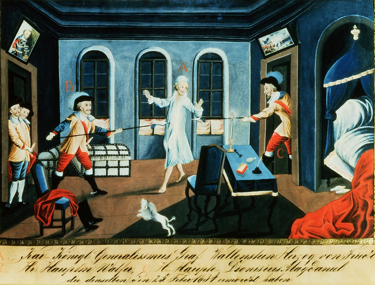 The Assassination of Albrecht von Wallenstein by Austrian School