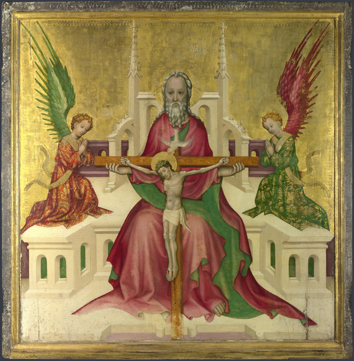 The Trinity with Christ Crucified by Austrian master