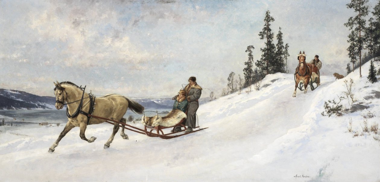 Winter Outing by Axel Hjalmar Ender