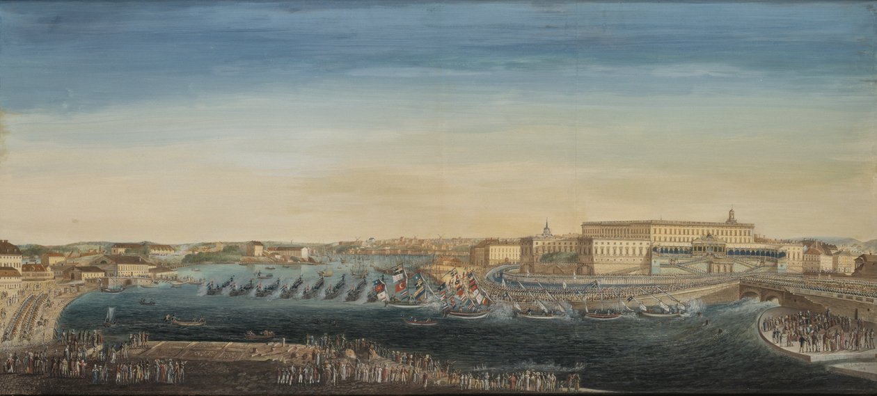 The Acclamation of King Carl XIV Johan of Sweden by Axel Frederick Cederholm