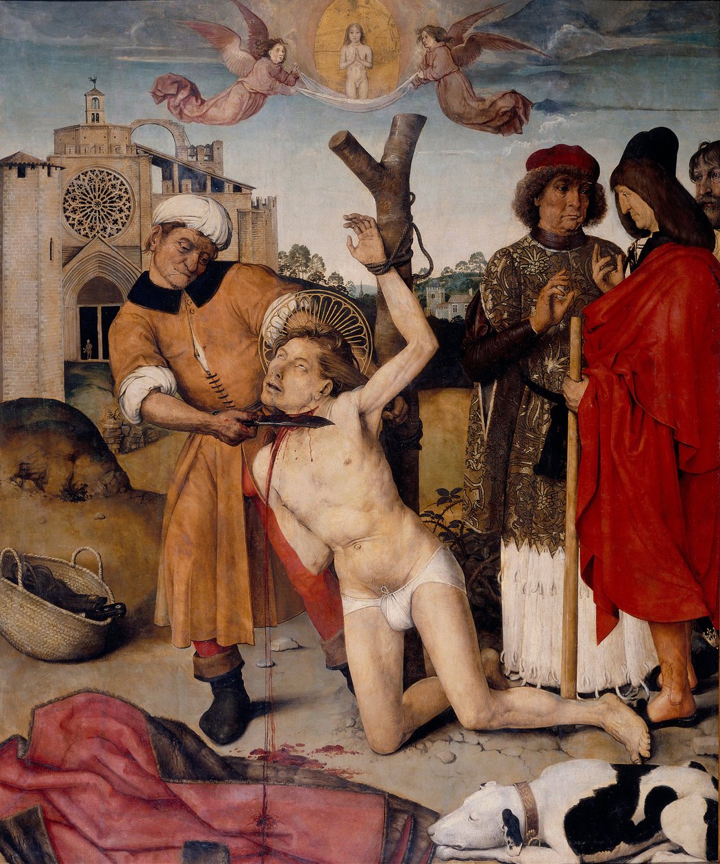 The Martyrdom of Saint Cucuphas by Ayne (Hans) (active 1502 1507) Bru
