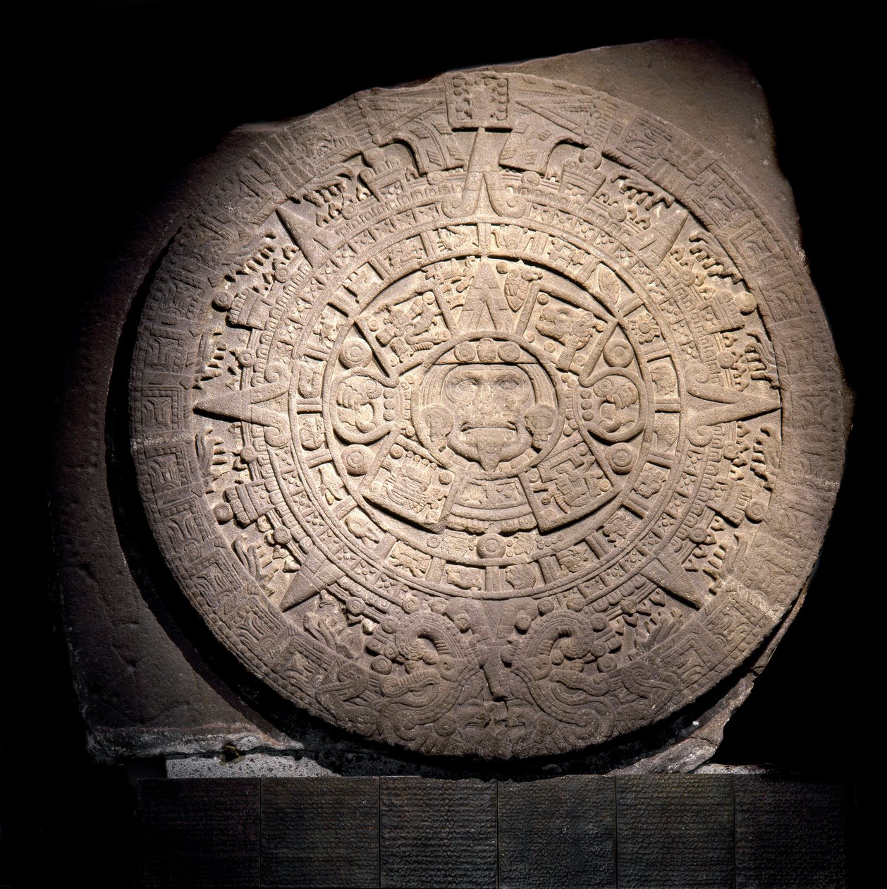 Pre-Columbian Civilization: The Aztec Calendar (Sun Stone) by Aztec Aztec