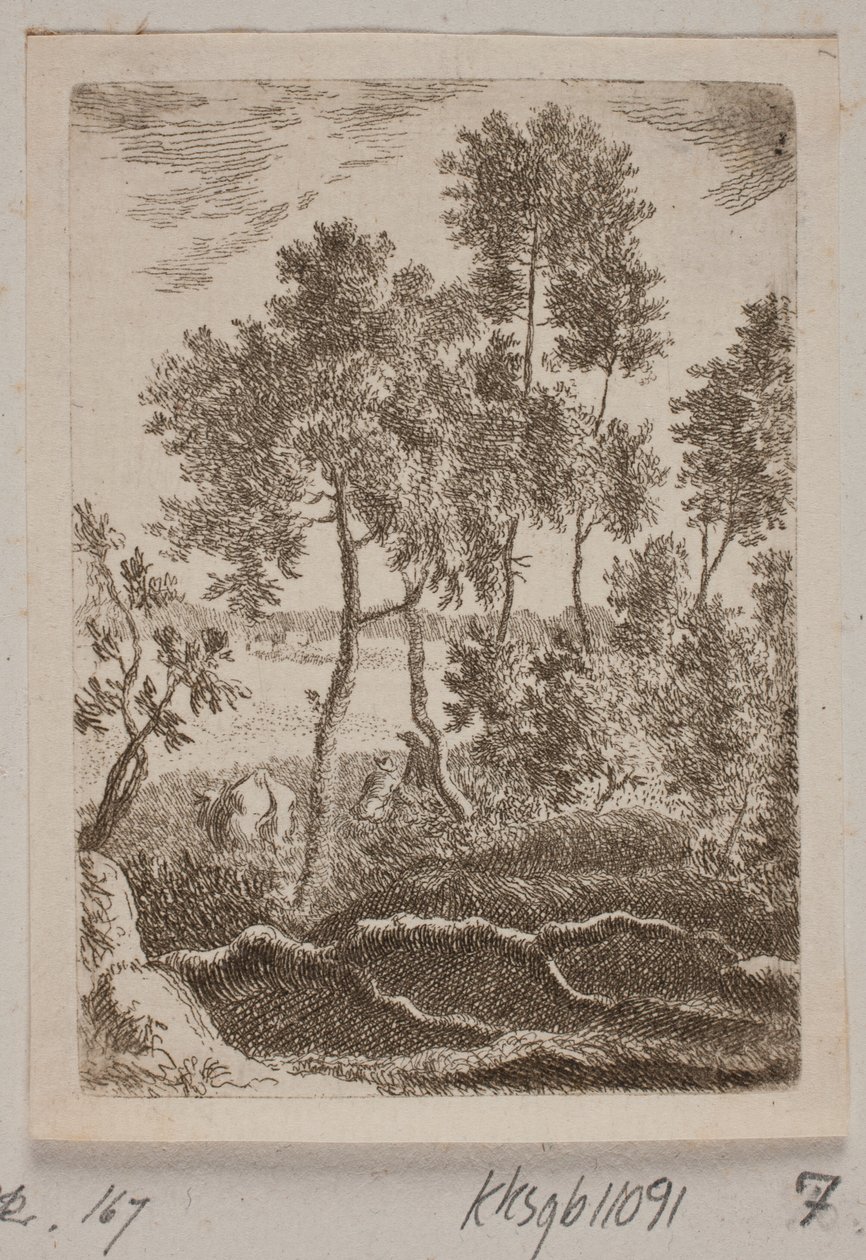 Forest Scene by B. Flügge