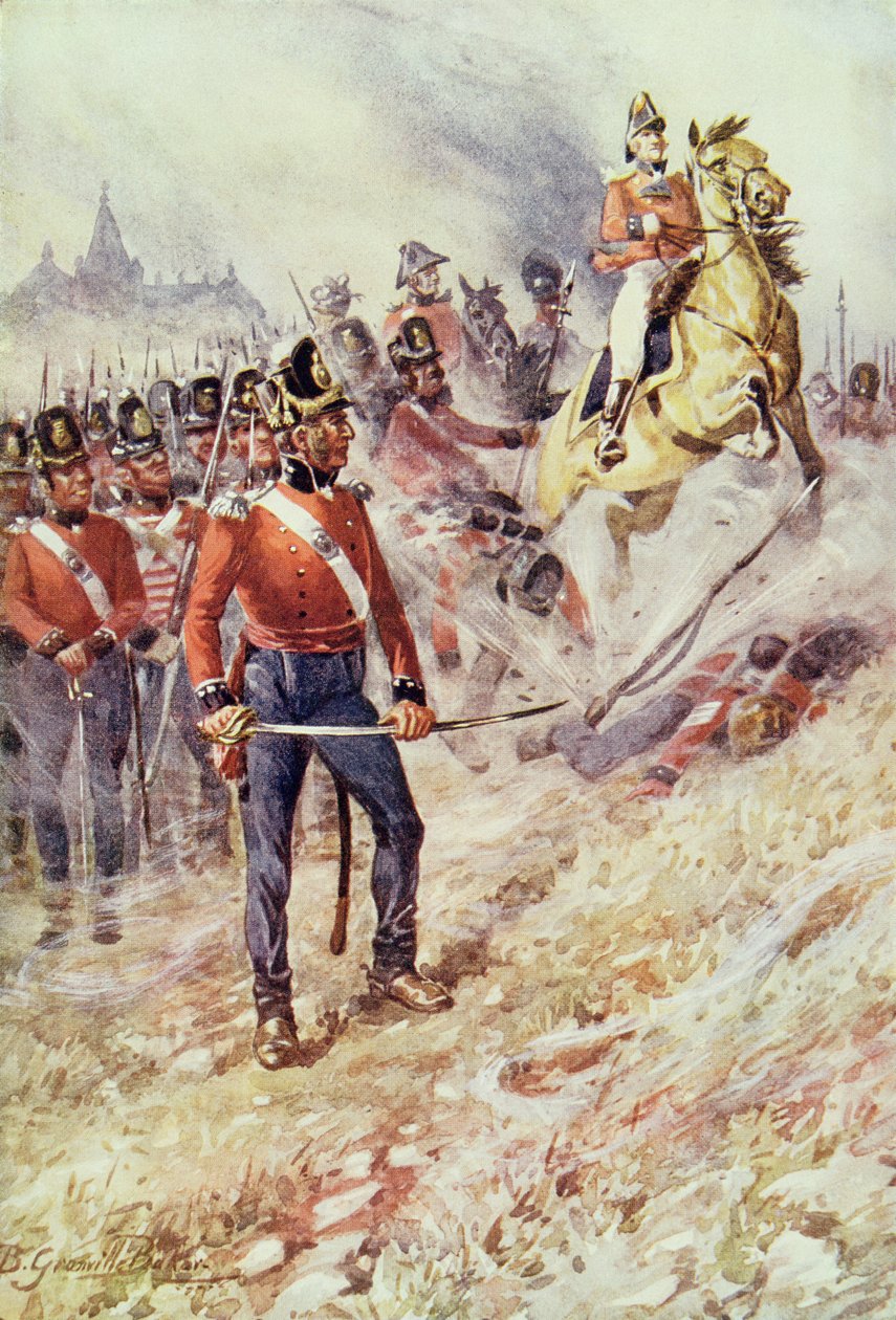 Sir John Moore at Corunna, 16th January 1809 by B. Granville Baker