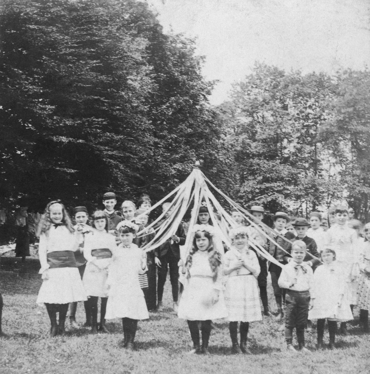 Queen of the May, 1886 by B. W. Kilburn