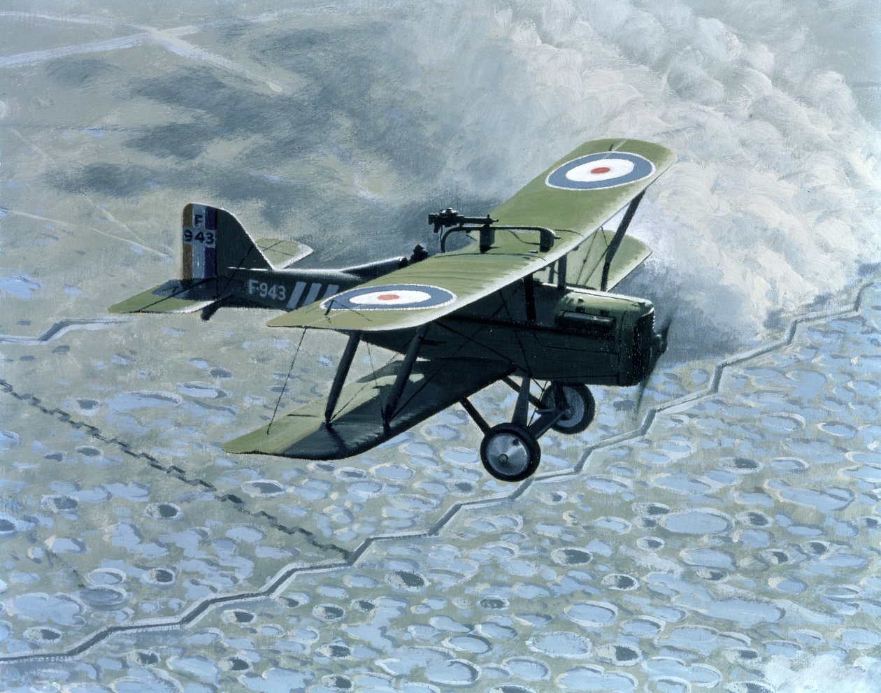 Royal Aircraft Factory SE5, single seater with Vickers and Lewis gun, powered by Hispano-Suiza by B. Withams