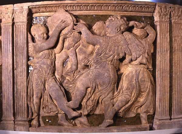 Post-Restoration Panel No.III from the Exterior Pulpit of Prato Cathedral by B. di Donatello and Michelozzo