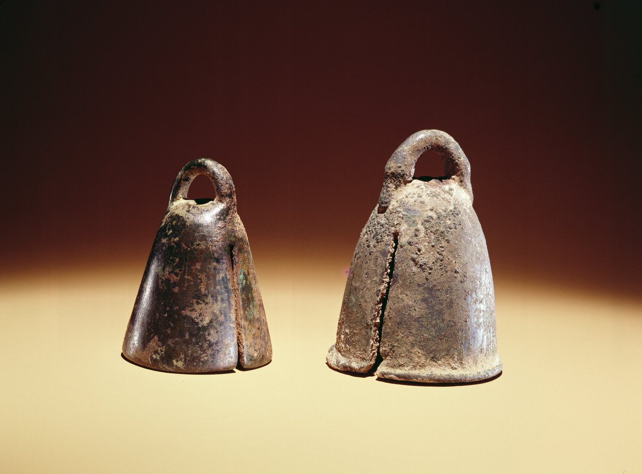 Horse bells, from Babylon, Iraq, c.700 BC by Babylonian