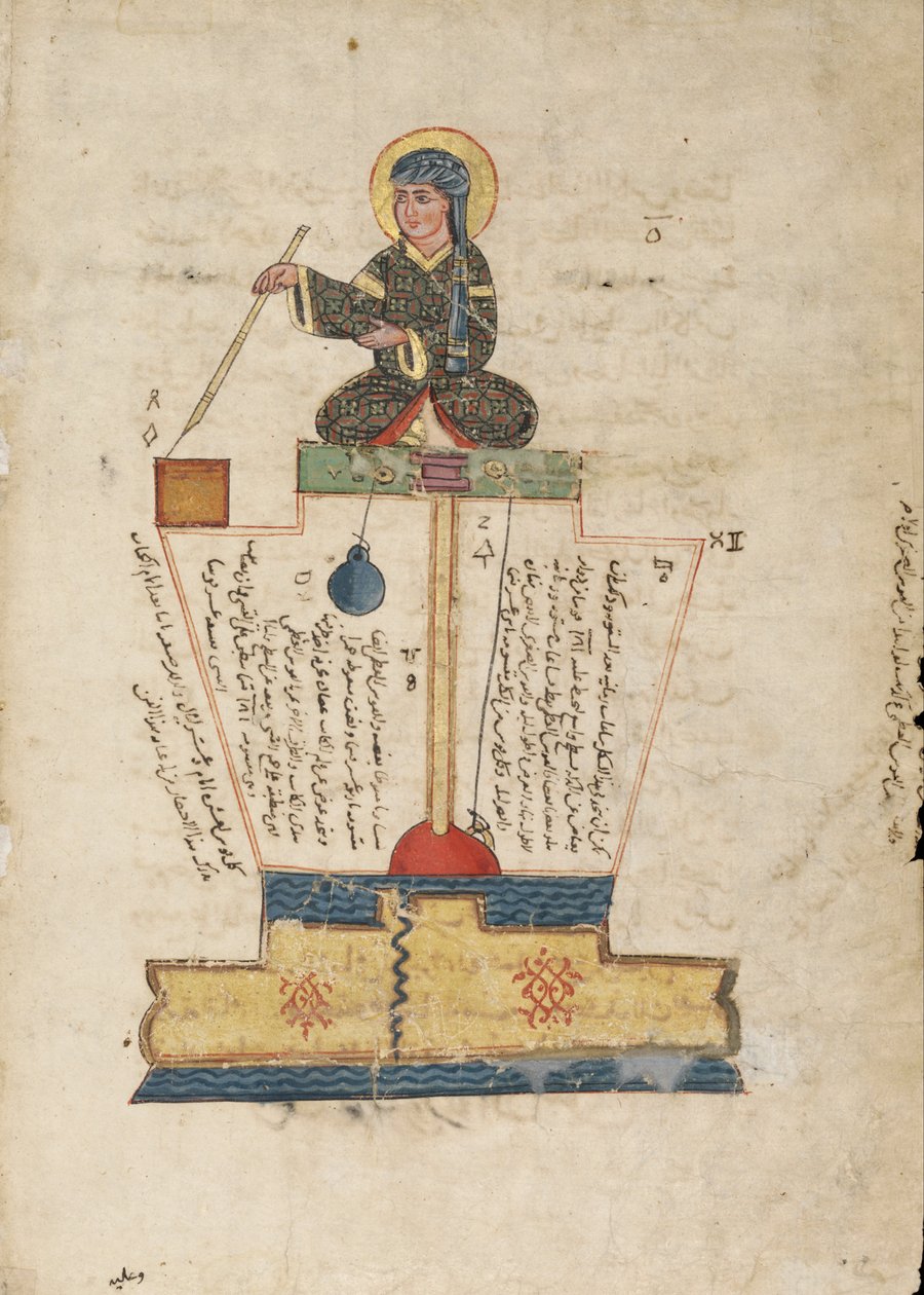 Manuscript of Automata by Badi al Zaman ibn al Razzaz al Jazari