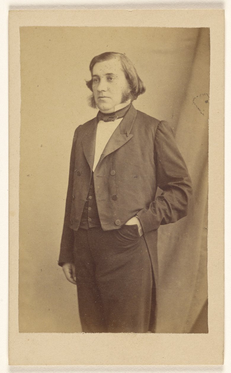 Unidentified Man with Muttonchops, Standing by Bailly and Maurice