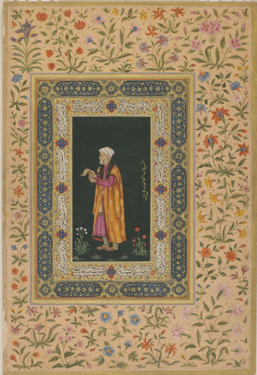 Portrait of Itimad Al-Dawla by Balchand