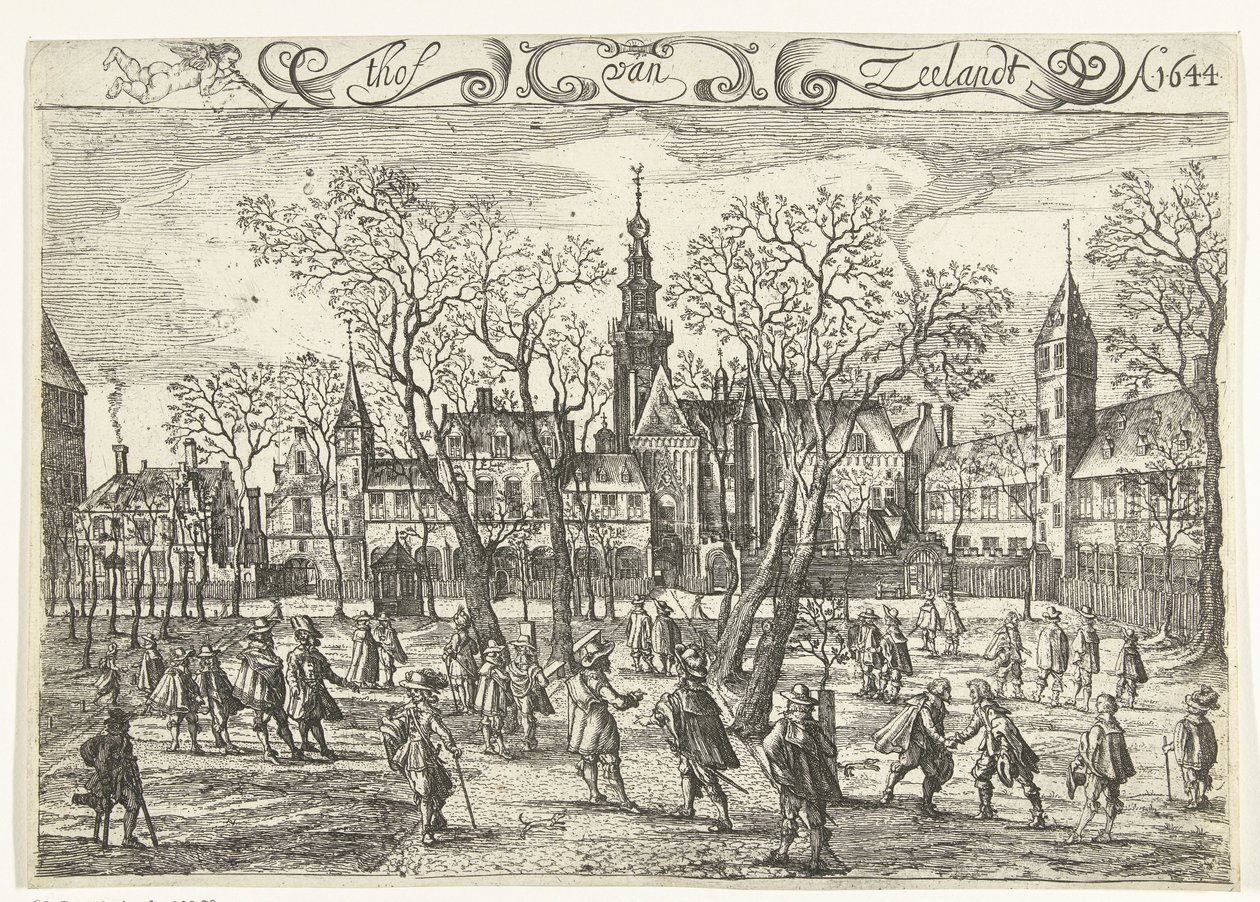 The Court of Zeeland in Middelburg, 1644 by Balthasar Florisz. van Berckenrode