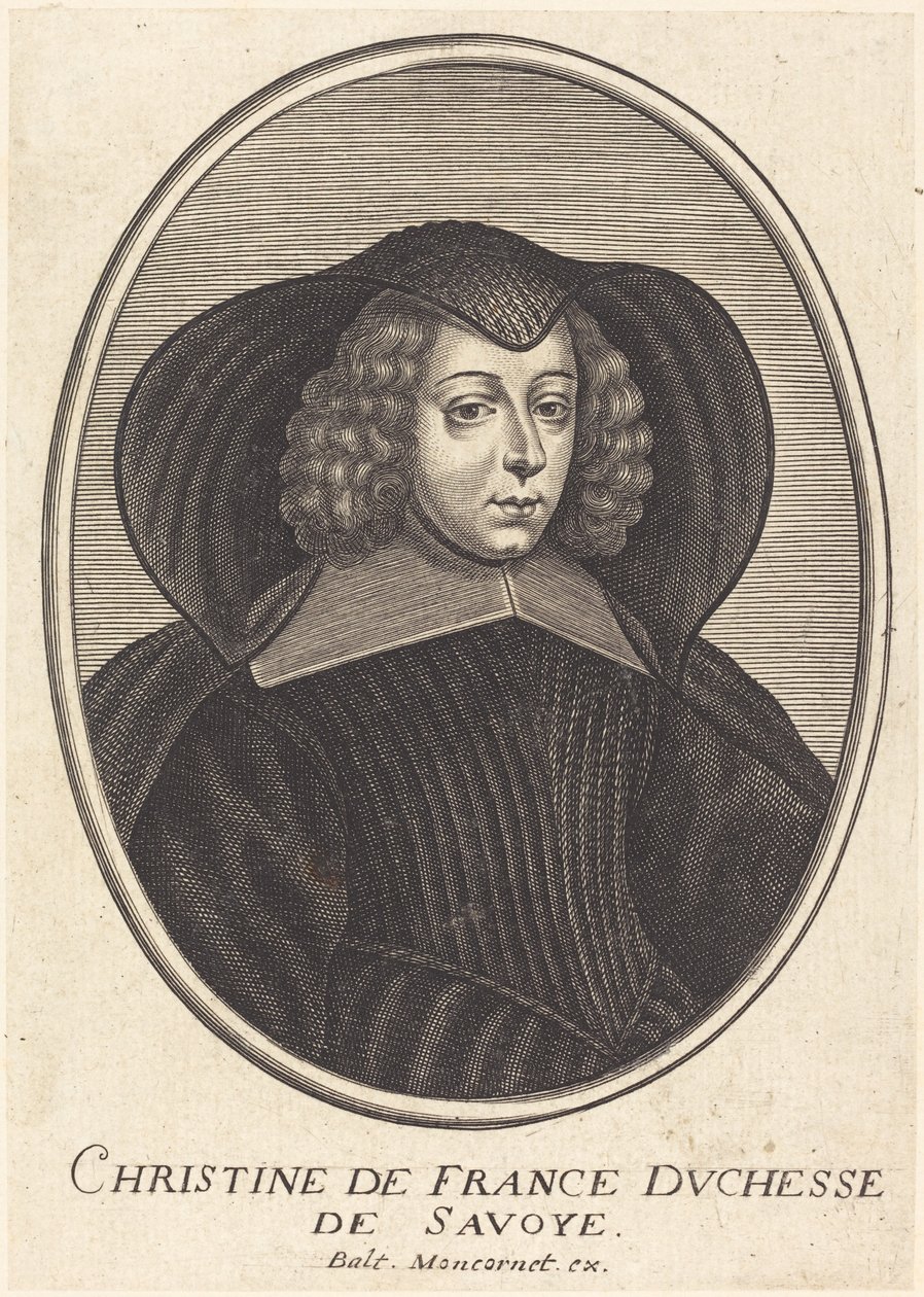 Christine of France by Balthasar Moncornet