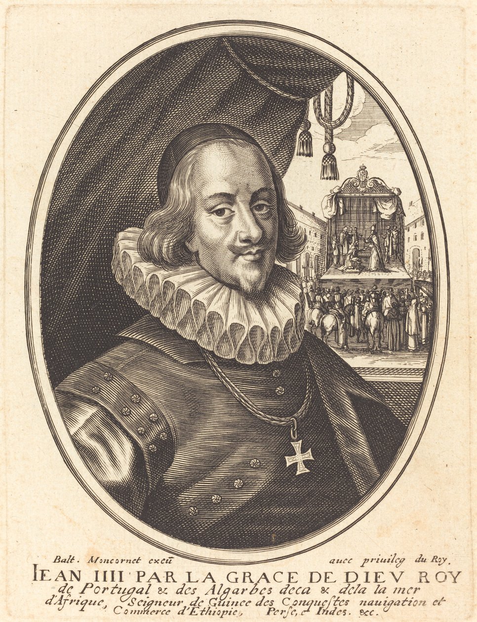 Jean IV, Duke of Braganza by Balthasar Moncornet