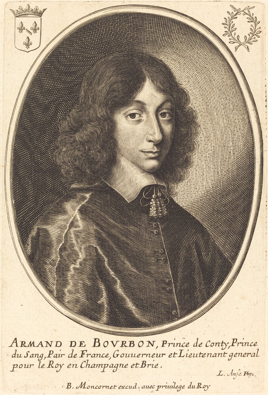 Armand de Bourbon by Balthasar Moncornet after Luggert van Anse