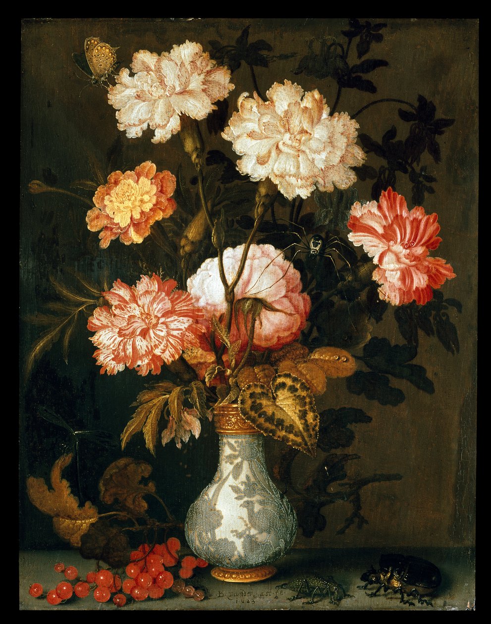 A Vase of Flowers, 1620-1629 by Balthasar van der Ast