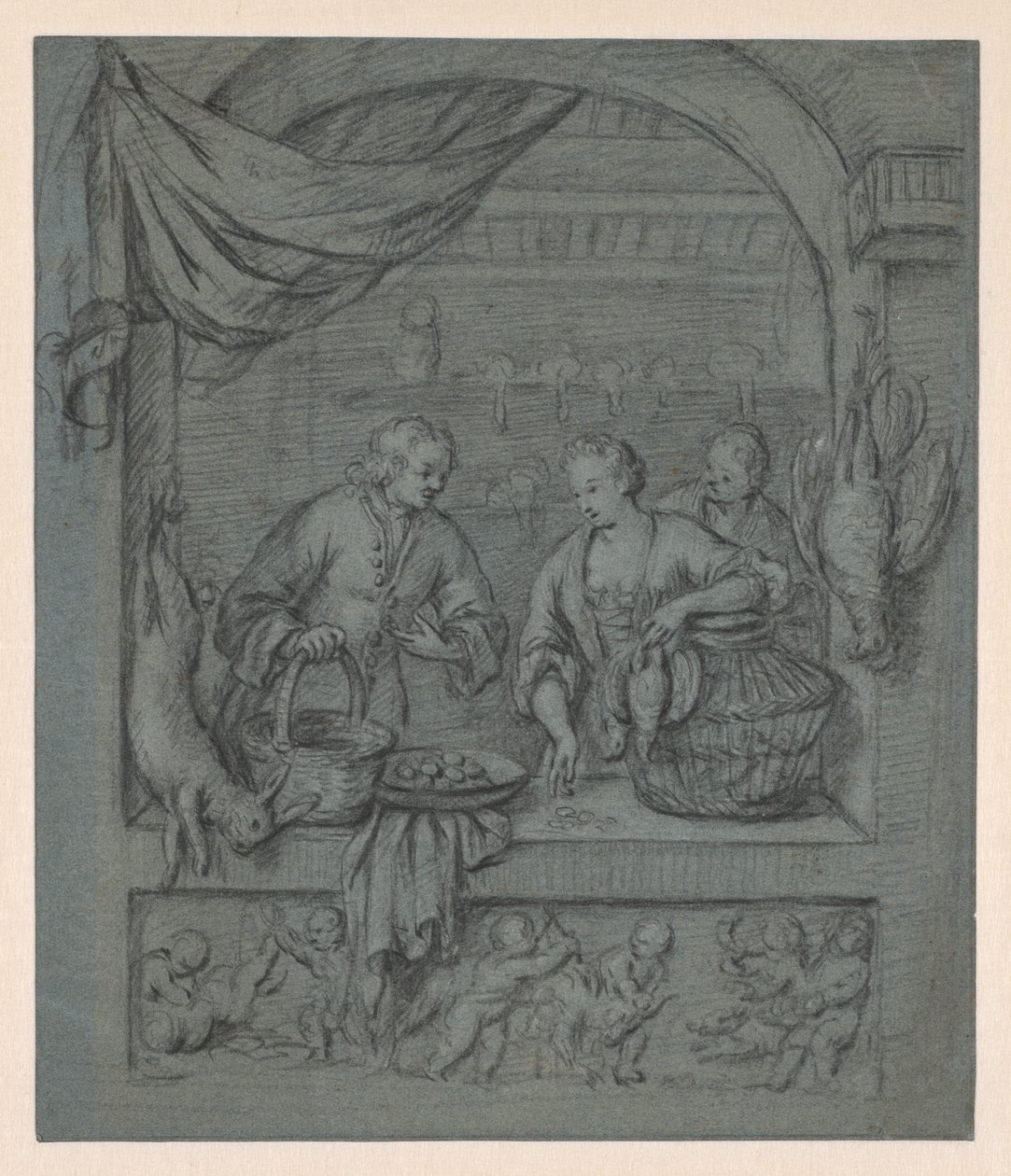 The Bird Seller by Balthasar van der Ast