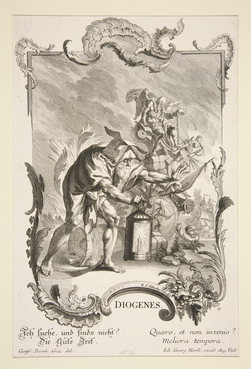 Diogenes by Balthazar Sigismond Setlezky