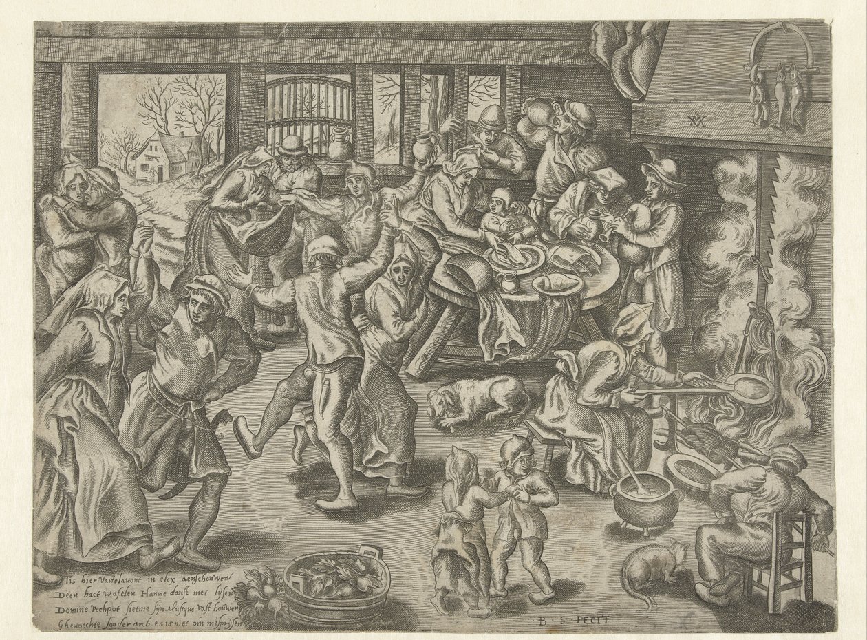 Vastenavond by Balthazar van den Bos