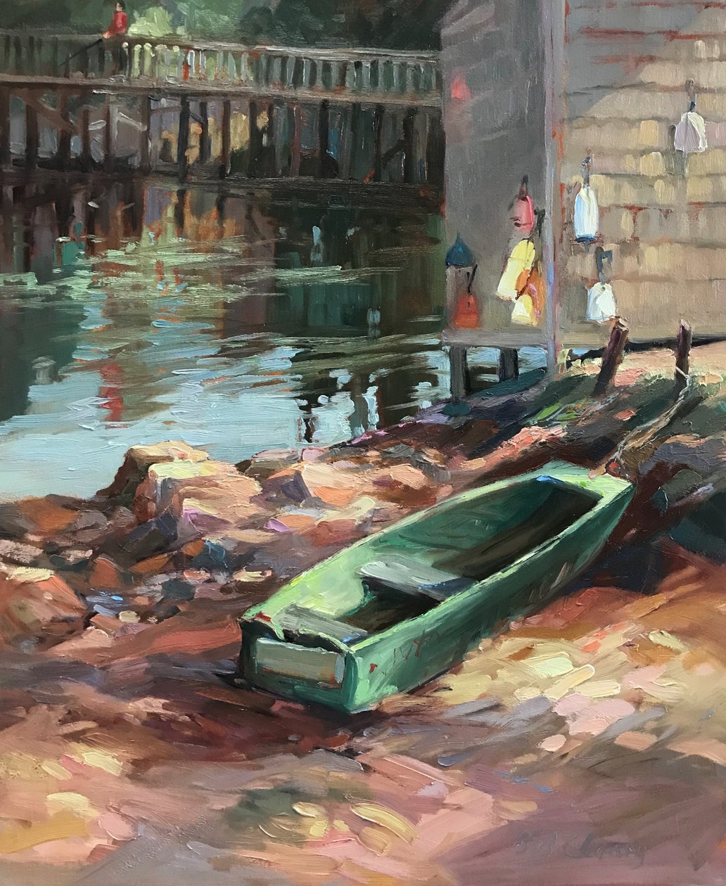 Boathouse 2 Maine by Barbara Cleary