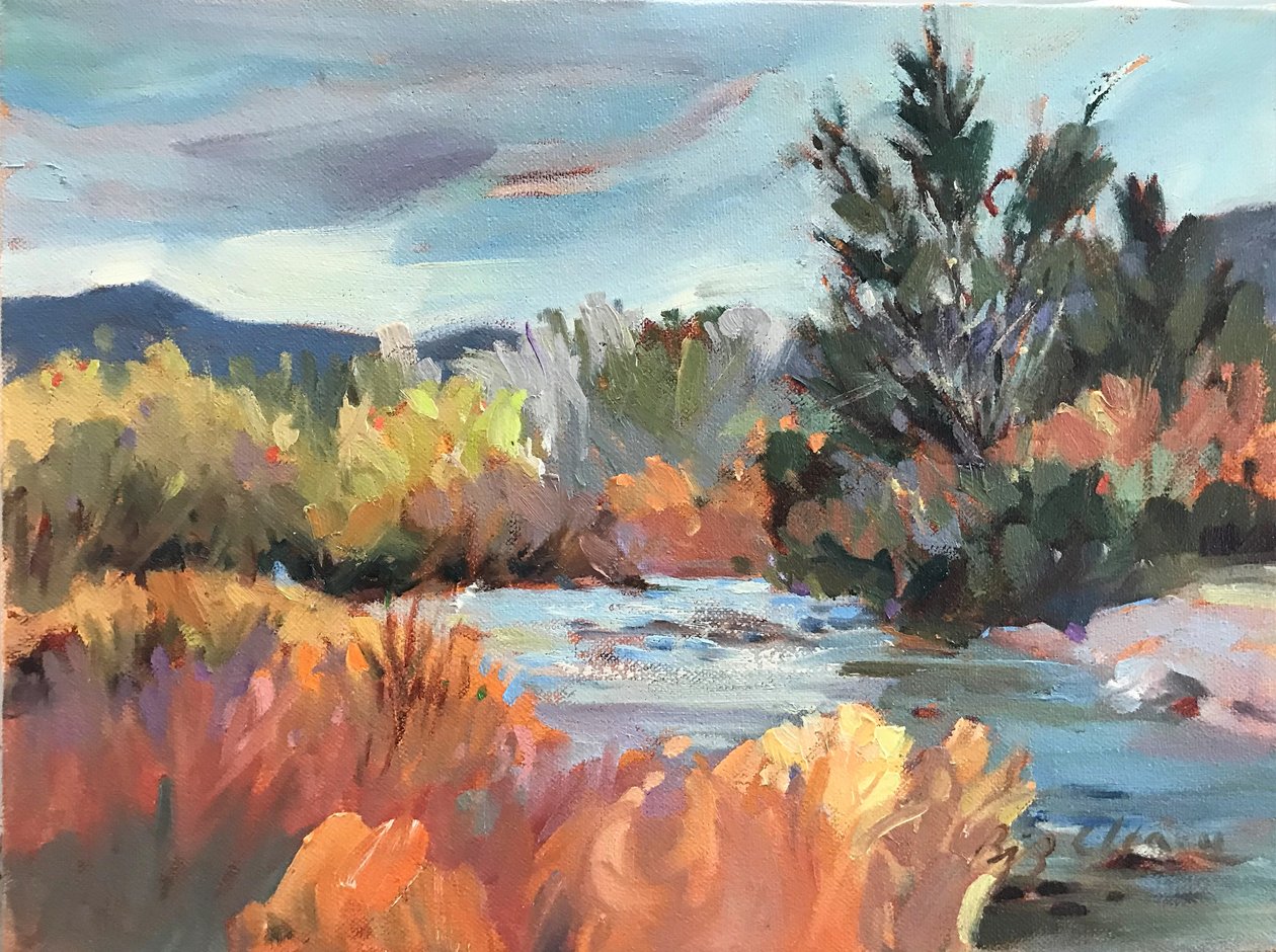 Untitled New Mexico Landscape by Barbara Cleary