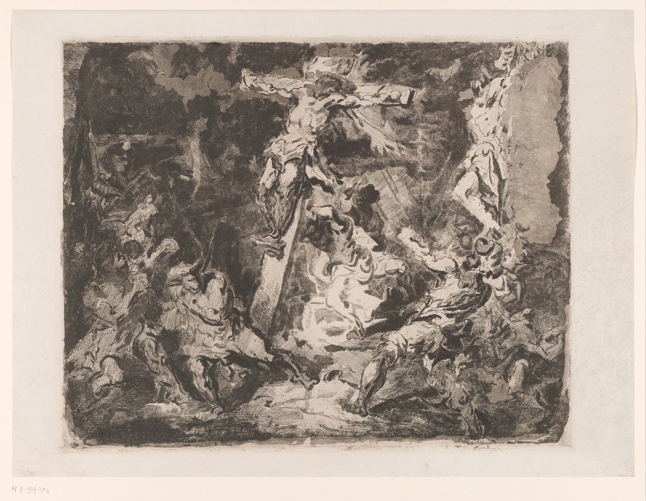 Christ on the Cross by Barbara Elisabeth van Houten (signed by artist)