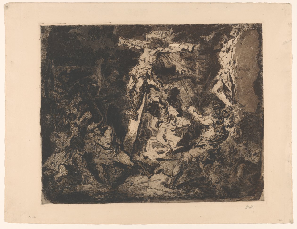 Christ on the Cross by Barbara Elisabeth van Houten (signed by artist)