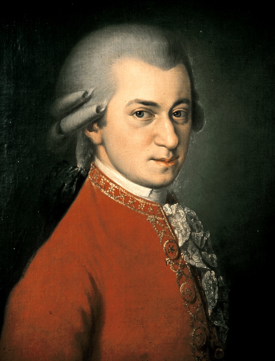Portrait of Wolfgang Amadeus Mozart by Barbara Krafft