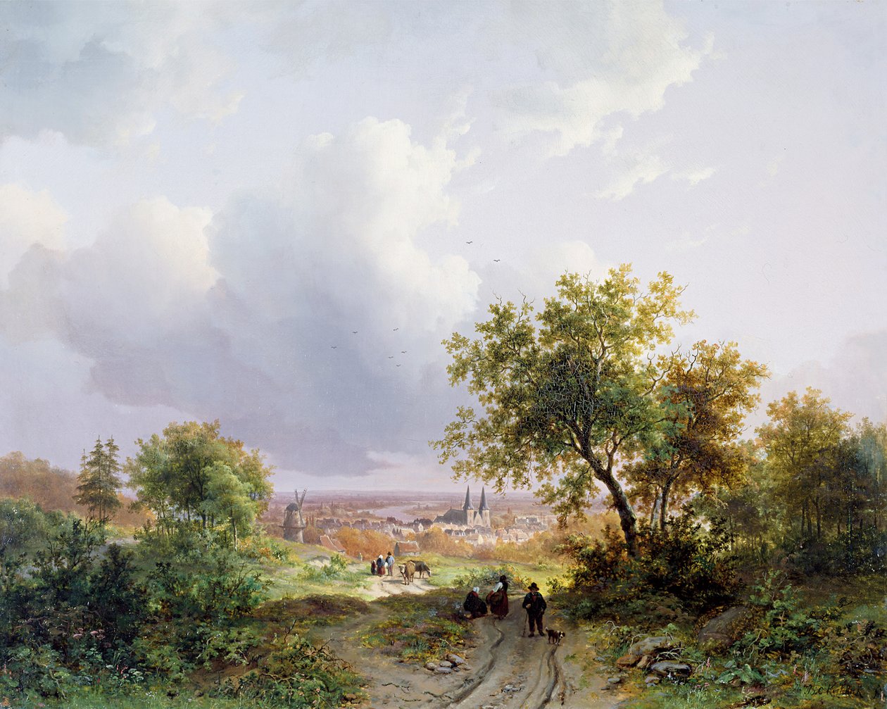 Summer Landscape by Barend Cornelis Koekkoek
