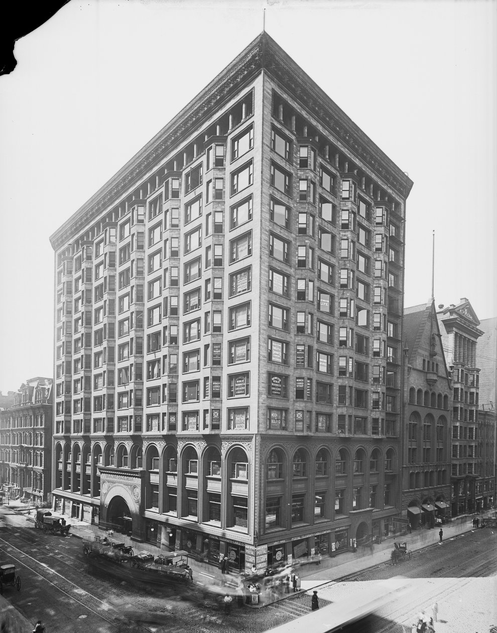 Chicago Stock Exchange, Chicago, Illinois, USA, c.1907 (b/w photo) by Barnes and Crosby