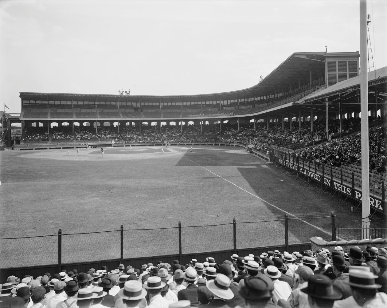 Comiskey Park, Chicago, Illinois, USA, c.1910 by Barnes and Crosby