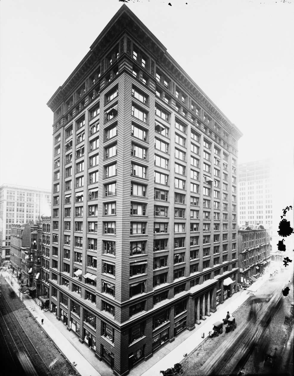 Marquette Building, Chicago, Illinois, USA, c.1900 by Barnes and Crosby