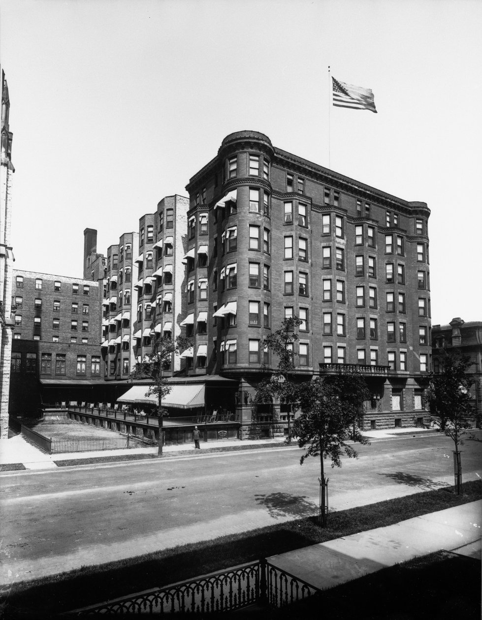 Metropole Hotel (later Lexington Hotel), Chicago, Illinois, USA, c.1900 by Barnes and Crosby