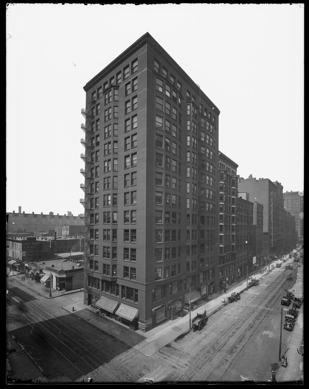 Pontiac Building, Chicago, Illinois, USA, c.1891 by Barnes and Crosby