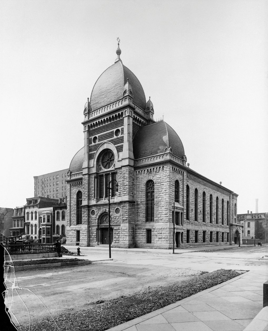 Sinai Congregation, Chicago, Illinois, USA, c.1900 by Barnes and Crosby