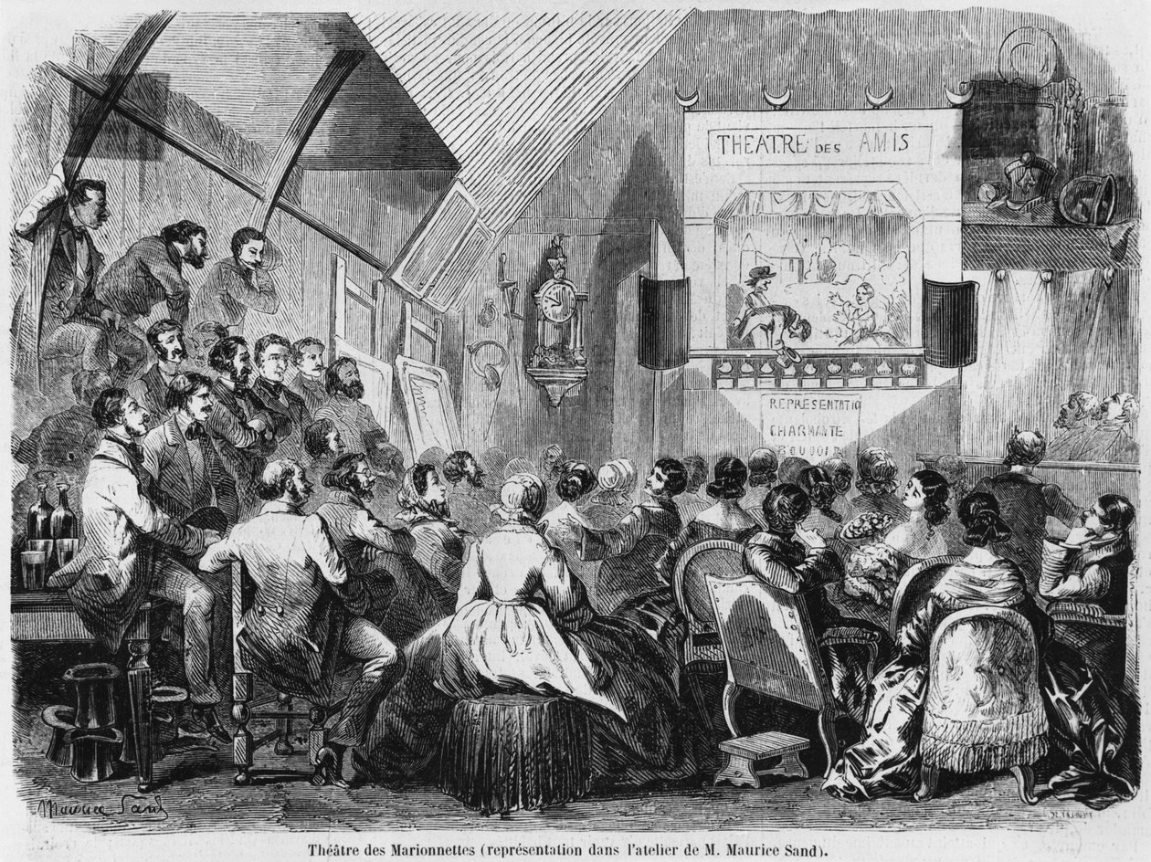 Puppet show in Maurice Sand