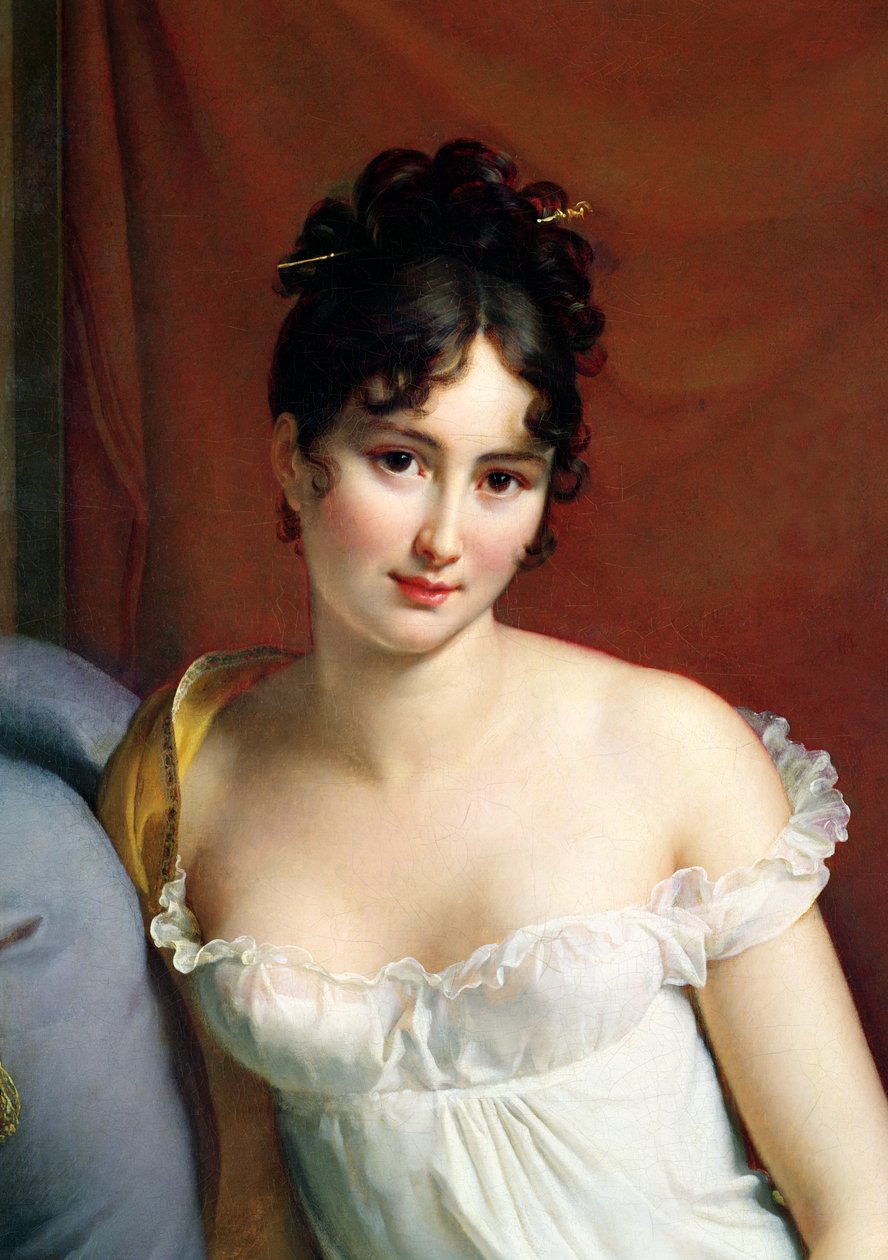 Portrait of Madame Recamier (detail) by Baron François Pascal Simon Gérard