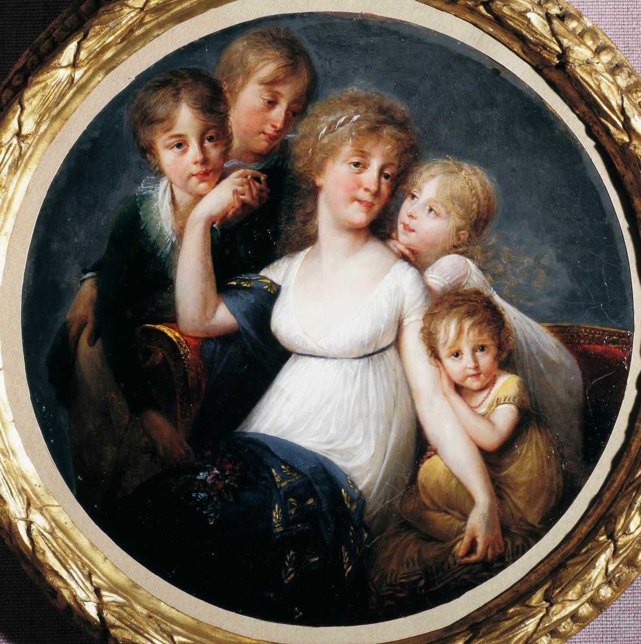 Portrait of Anna Pieri Brignole-Sale with Her Children by Baron Antoine Jean Gros