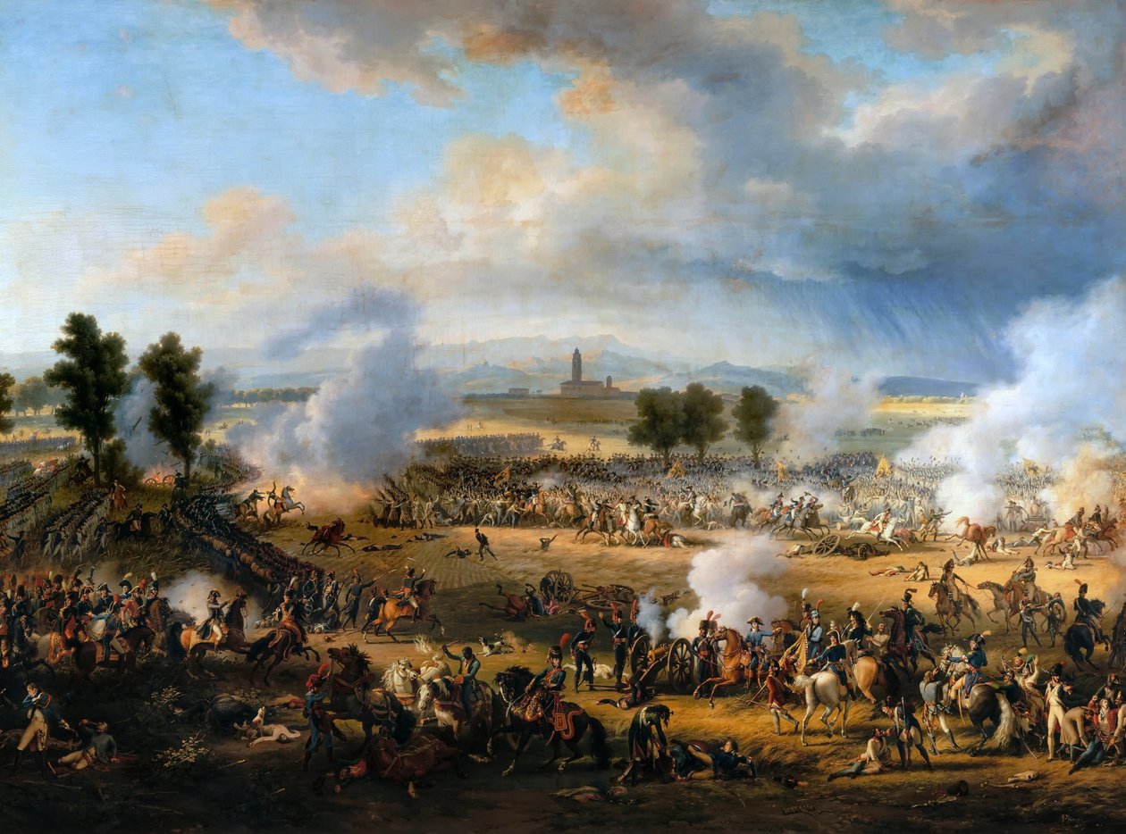 The Battle of Marengo on 14 June 1800 by Baron Lejeune Louis François