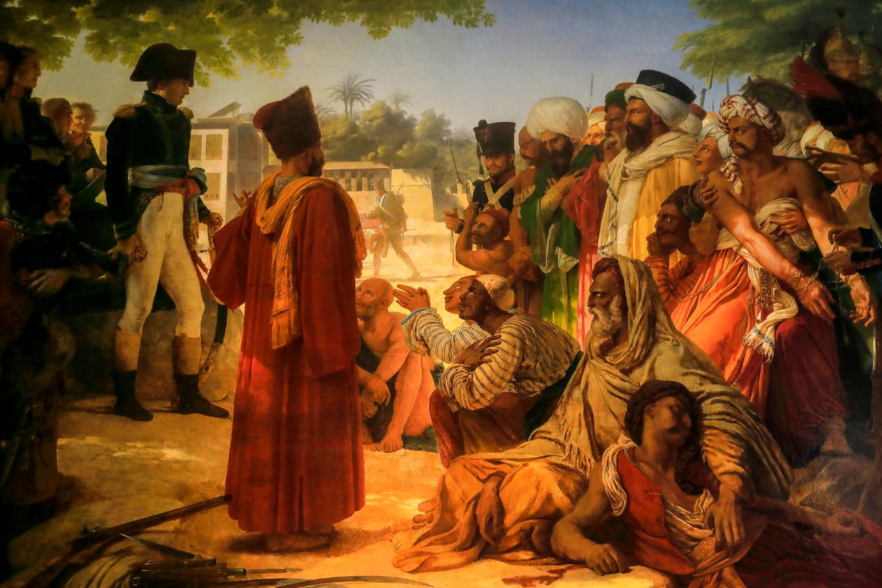 General Bonaparte Graces the Rebels of Cairo, in 1798 by Baron Pierre Narcisse Guerin
