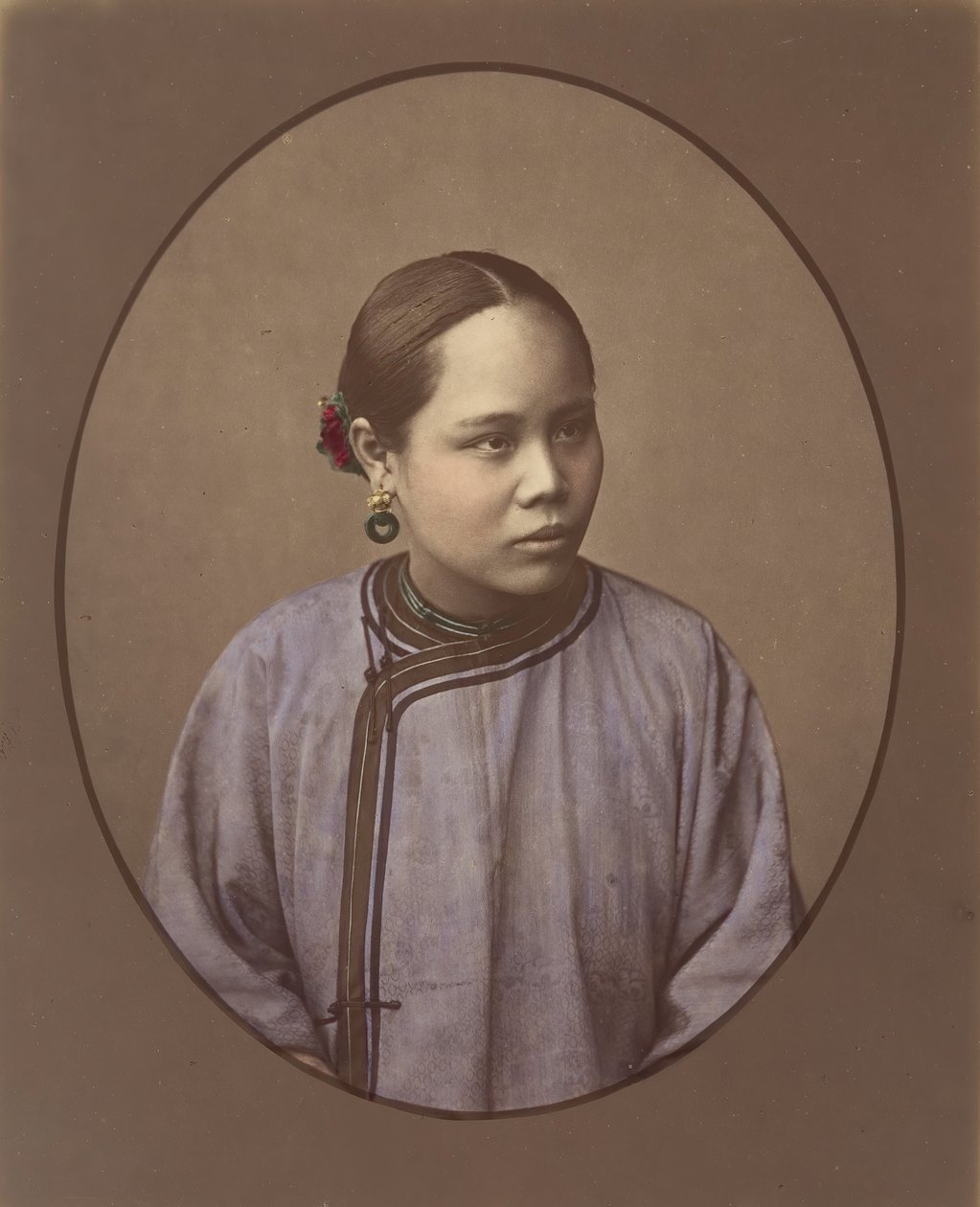 Girl from Shanghai, 1870s by Baron Raimund von Stillfried
