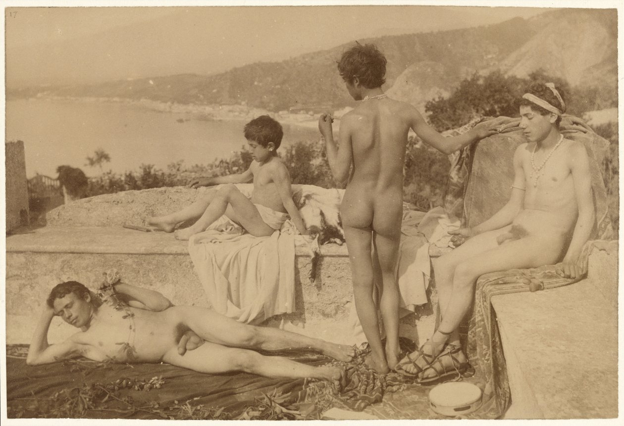 Sicilian Boys by Baron Wilhelm von Gloeden