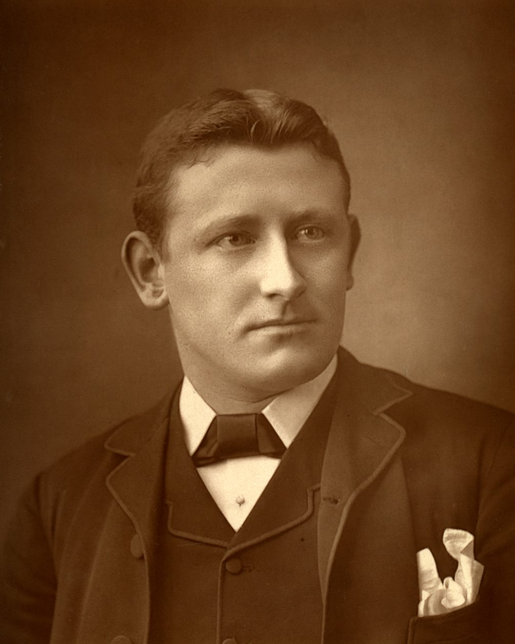 Austin Brereton, British author, 1886 by Barraud